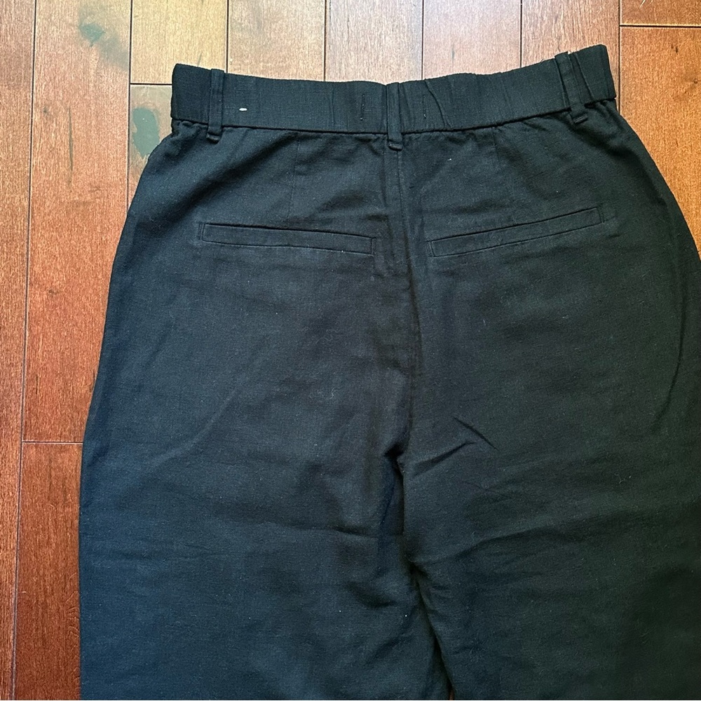 Abercrombie & Fitch Black Linen Trousers - Picture 9 of 11